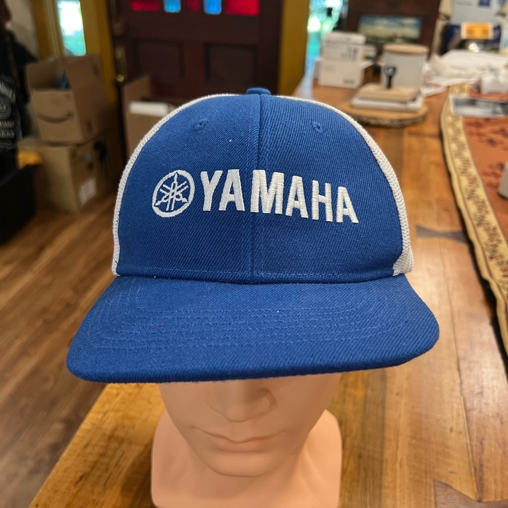 Yamaha Blue and White SnapBack